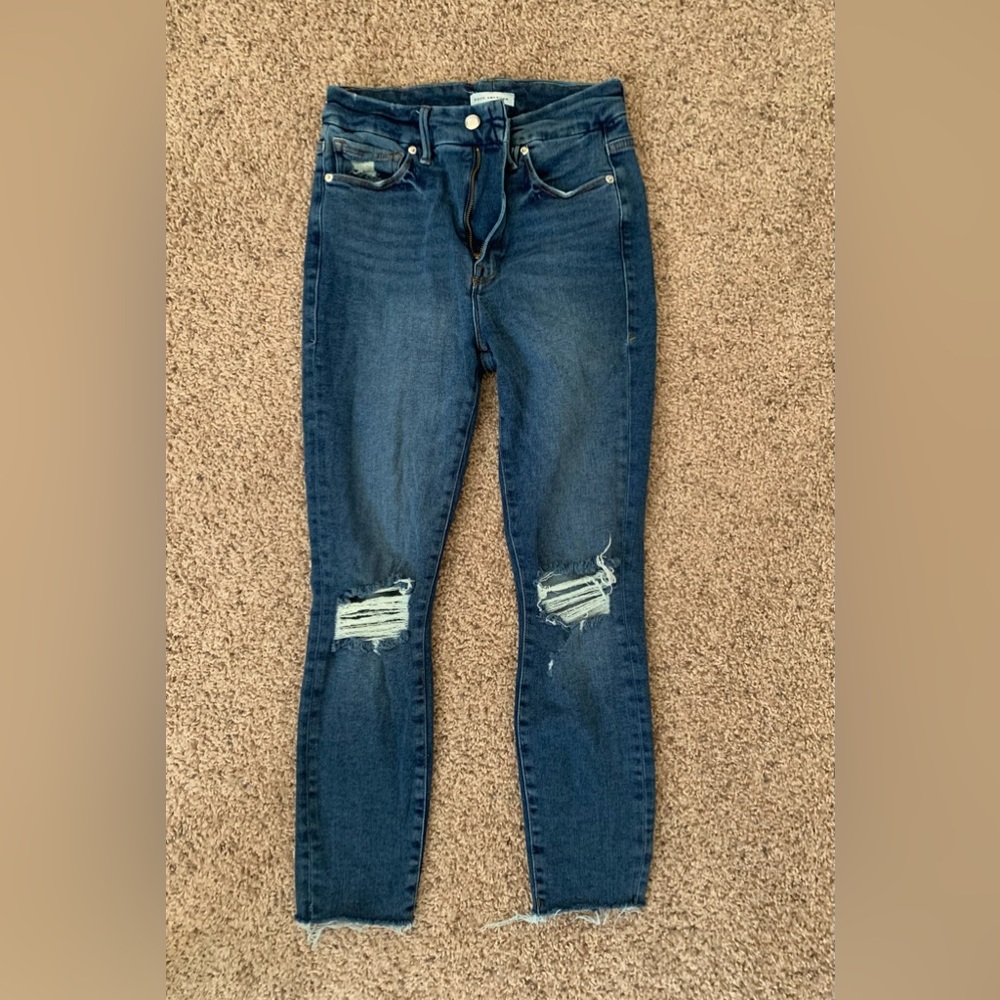 Good American cropped Skinny Jeans